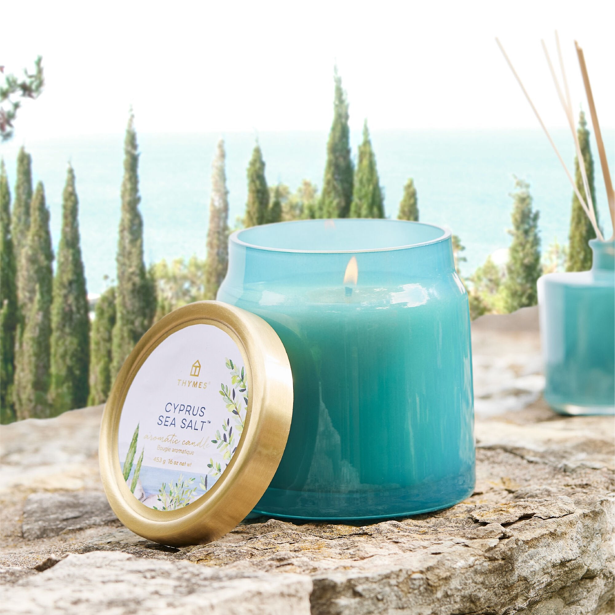 Cyprus Sea Salt Statement Poured Candle - Image 3