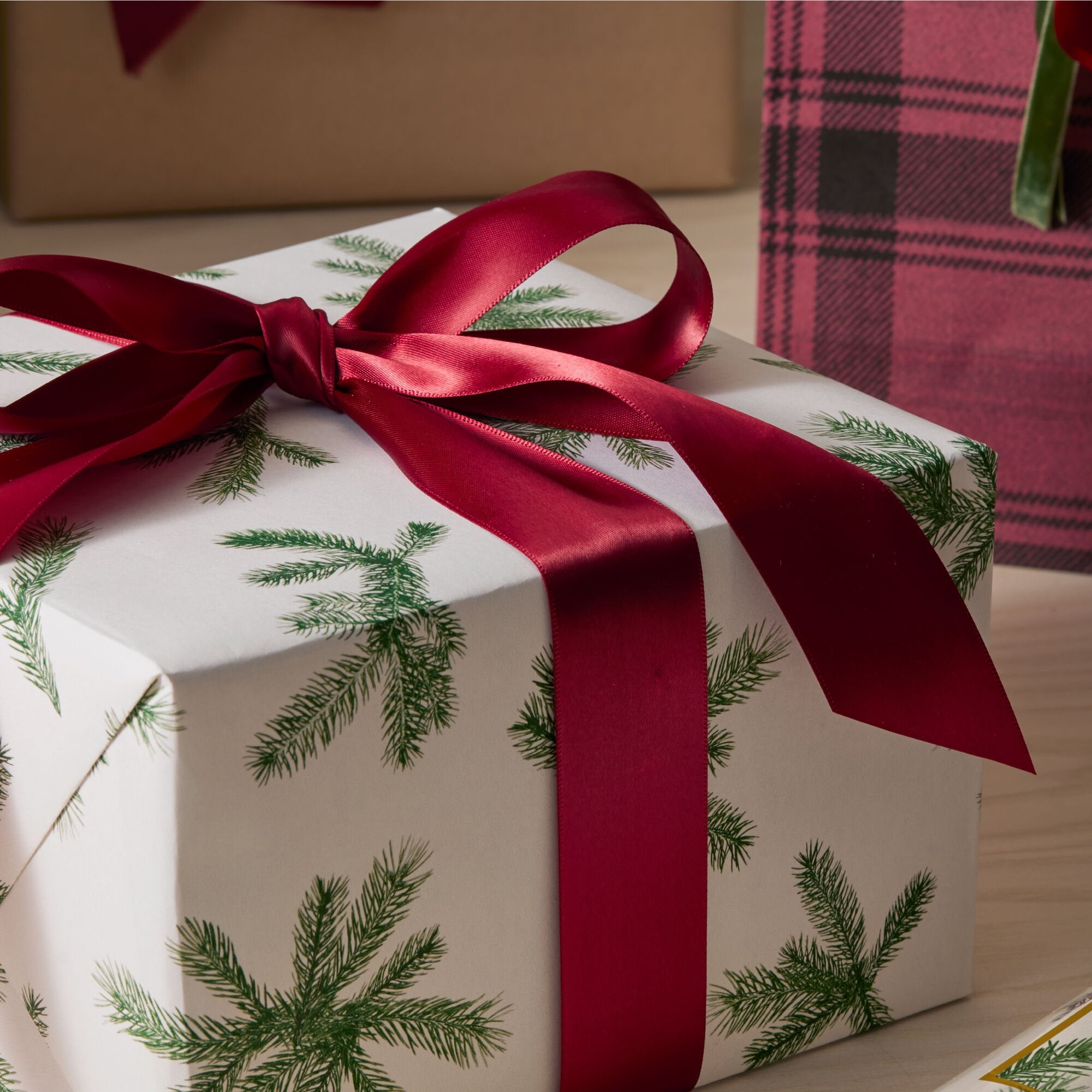Frasier Fir® Fragranced Wrapping Paper. 2 pack - Image 2