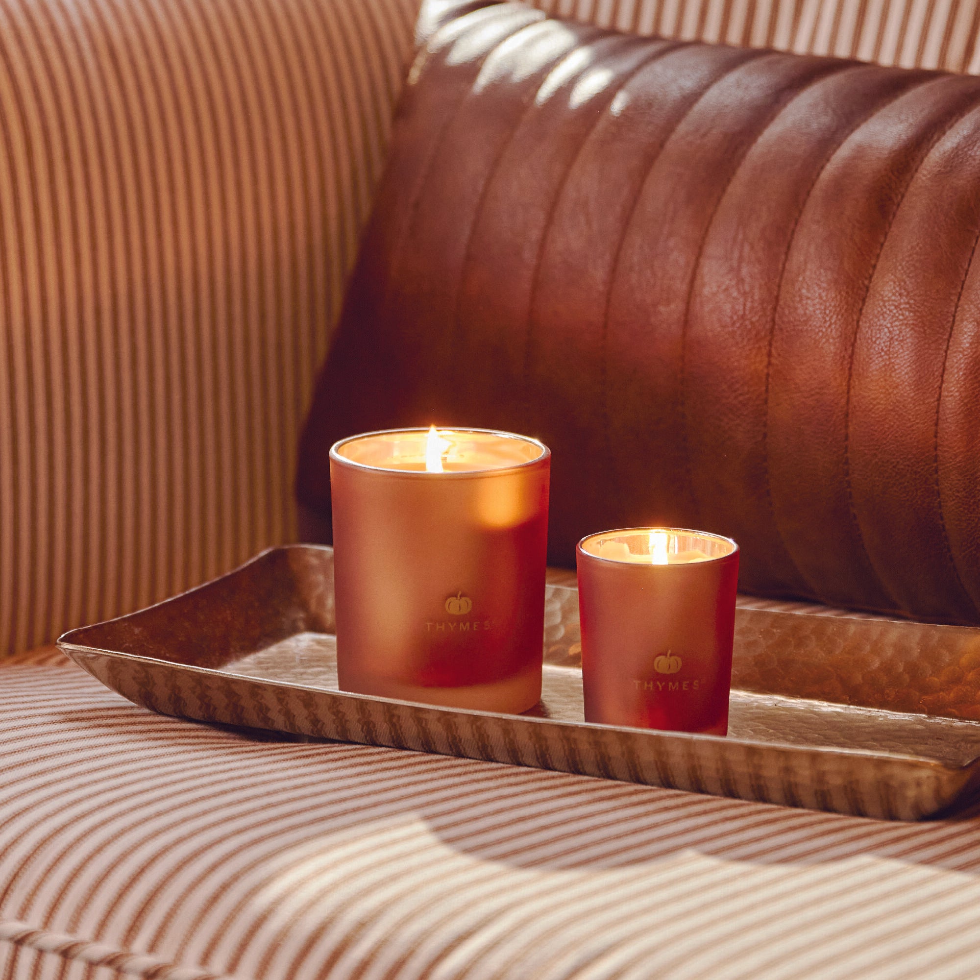 Pumpkin Laurel Votive Candle - Image 3