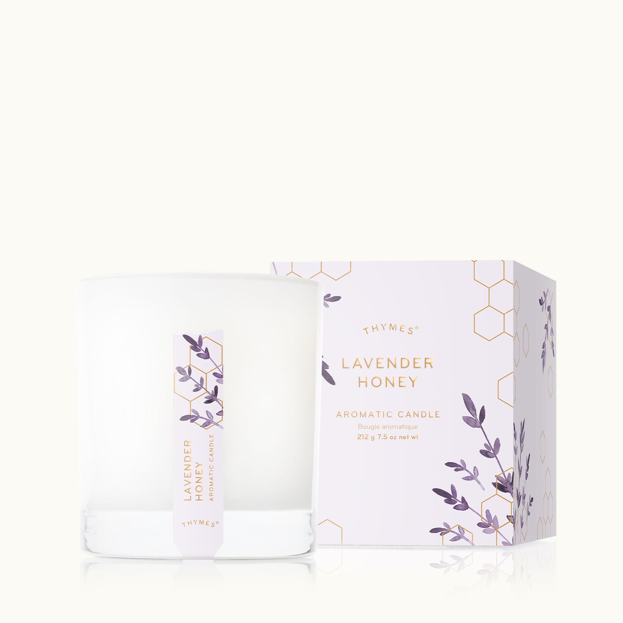 Lavender Honey Poured Candle